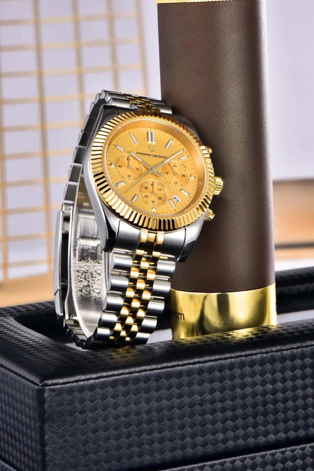 PAGANI DESIGN 2025 New PD1814 quartz watch VD53 thick 12mm stainless steel C3 sapphire watches for man pagani design watches