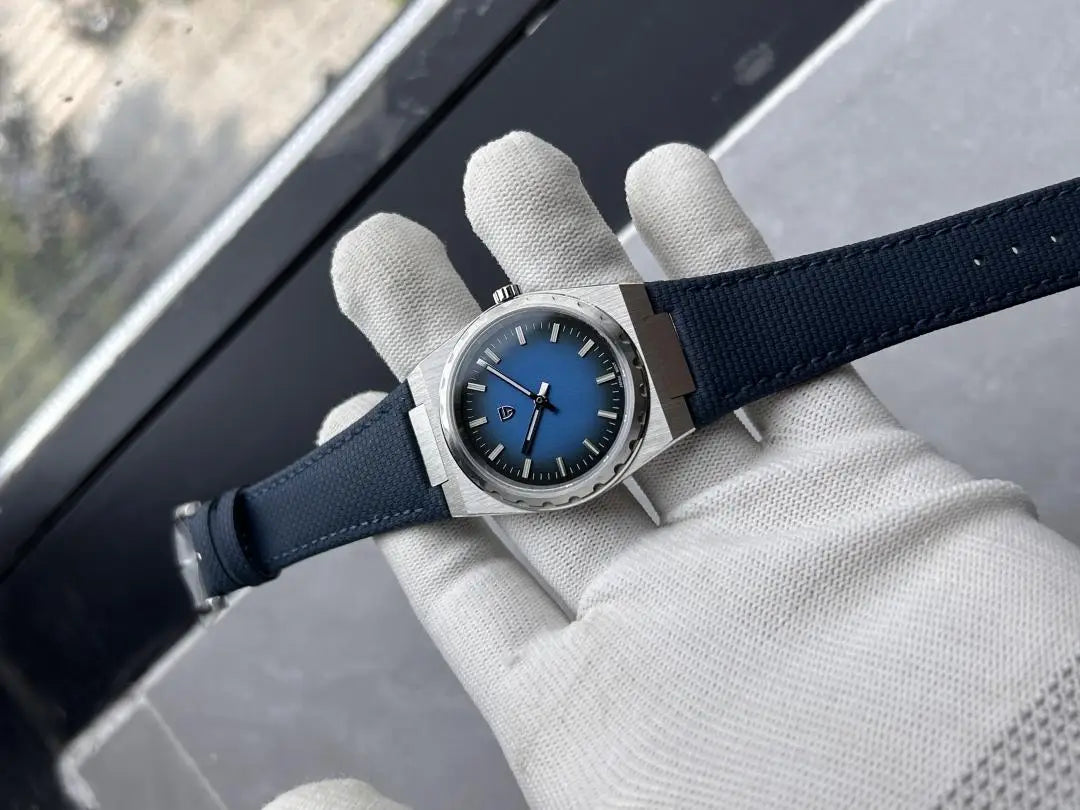 PAGANI DESIGN 2025 New Men Quartz Watch 7mm 222 PDYS020 Stainless Steel Rubber Sapphire Crystal Waterproof 100m Reloj Hombre