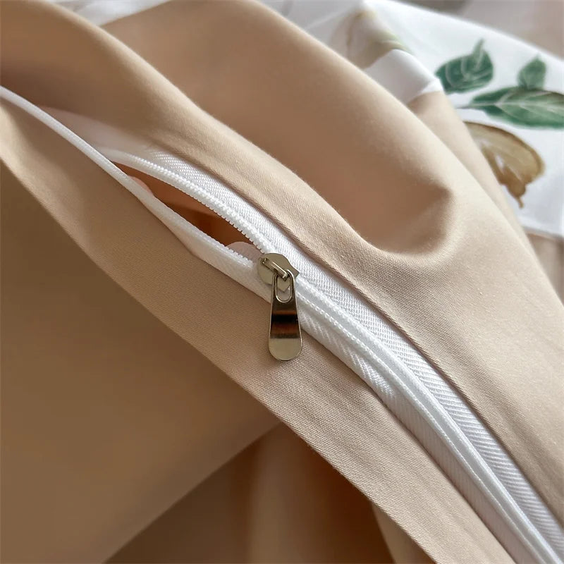 Svetanya Cotton Underwear Bedding Sets Linens Queen King Ru Size Print Sheet Pillowcase Blanket Cover Set