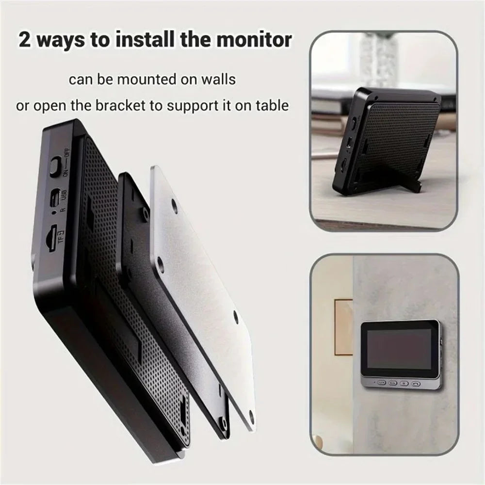 Smart Video Doorbell Camera Wireless, 1080P HD with Night Vision, 2.4G WiFi, Motion Detection, 2-Way Audio, and Cloud Service