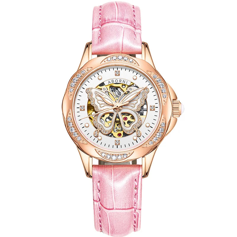 New Fashion Womens Mechanical Watches for Woman Simple Stainless Steel Pagani Designs Women Automatic Watch Gifts Reloj Mujer