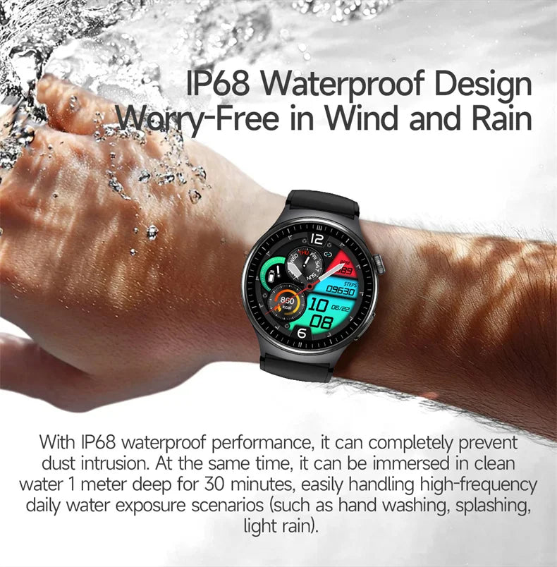 2026New Health Sport ECG AI Diagnosis Smart Watches Men Heart Rate Blood Pressure IP68 Waterproof Smartwatches For Men women
