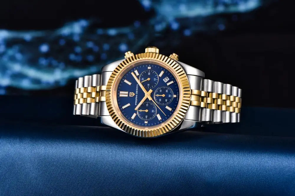 PAGANI DESIGN 2025 New PD1814 quartz watch VD53 thick 12mm stainless steel C3 sapphire watches for man pagani design watches