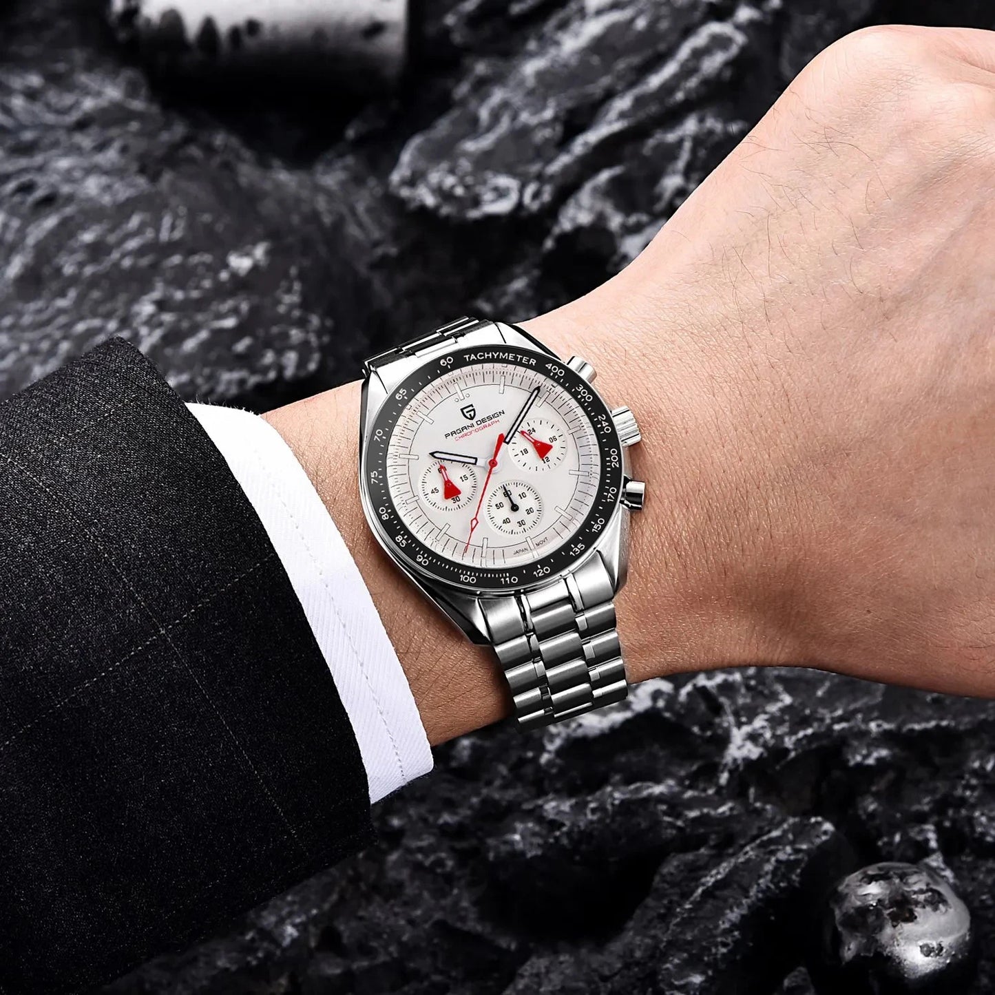 PAGANI DESIGN Sport Panda Mens Watches Quartz Chronograph Luxury Automatic Business Stainless Steel Waterproof Reloj Hombre 2023