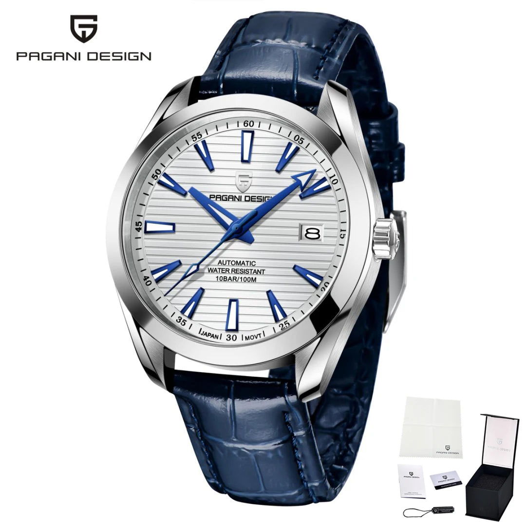 PAGANI DESIGN 2025 40MM Men's Watches Luxury Automatic Watch For Men Mechanical Watch Stainless Steel luminous business Watches