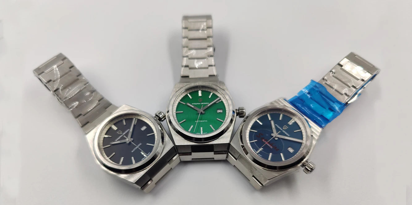 Pagani Design 2024 New 40MM Men's Automatic Mechanical Watch Nh35 Luminous C3 Sapphire Stainless Steel Waterproof 10Bar Reloj Ho