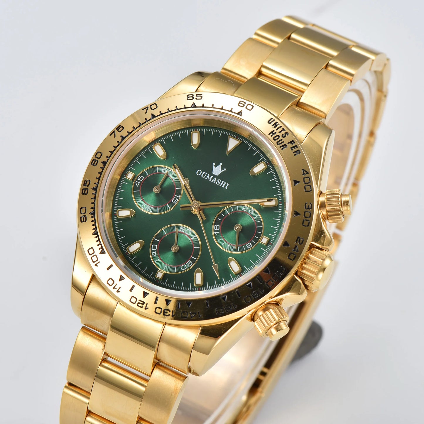 Men's luxury watches VK63 watch Sports Quartz Watch Sapphire multifunctional Mechanical timing watch for vk63 Movement