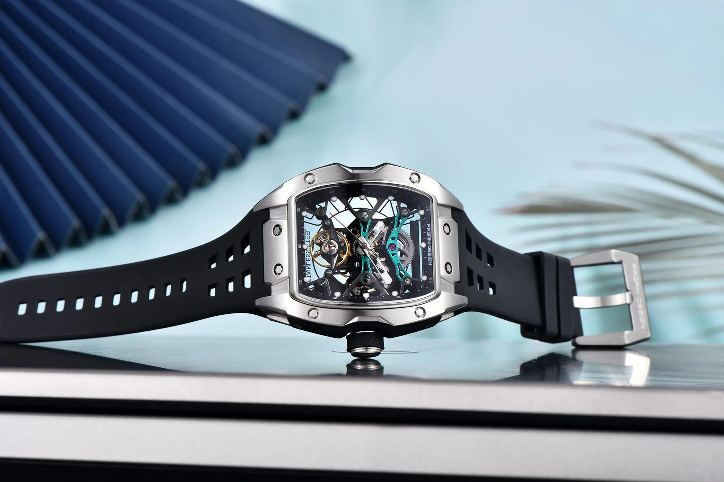 PAGANI DESIGN 2025 New Men's Automatic Mechanical Watch 42mm Fashion Casual Skeleton Sapphire Stainless Steel Watch for Men