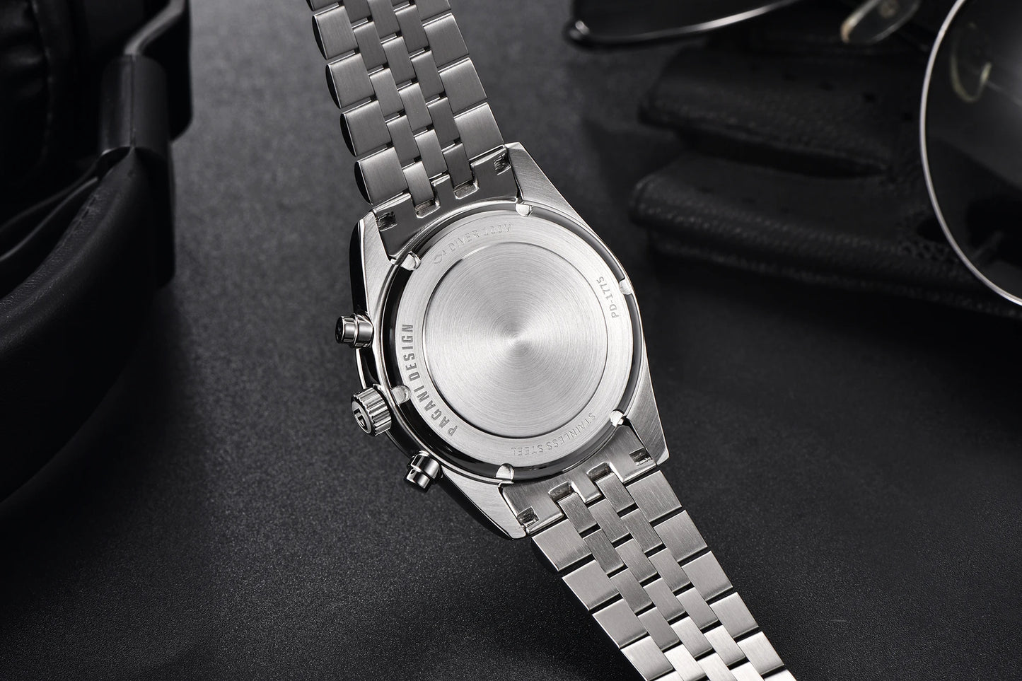 PAGANI DESIGN Fashion Men's Quartz Wristwatches PD1775 Sapphire Glass Stainless steel strap VK64 Movement watch for men