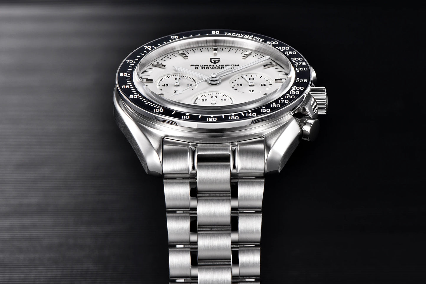 PAGANI DESIGN 2025 New Moon Men's Watches Luxury Quartz Watch Man Chronograph VK63 Men Gifts AR Sapphire Mirror Luminous Clock