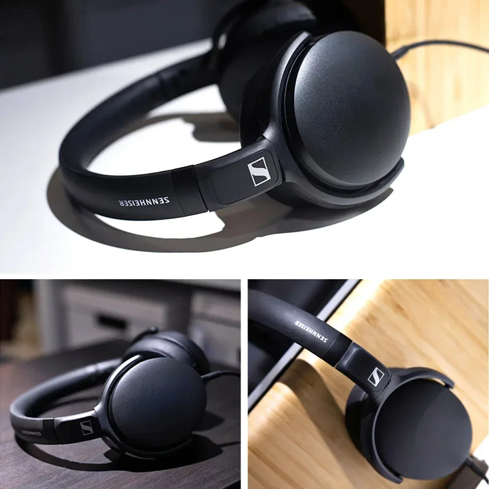 2026 Sennheiser HD 400S Over-Ear Headphones Swith Noise Isolation Stereo Sound Foldable Sports Headset for Mobile with Deep Bass