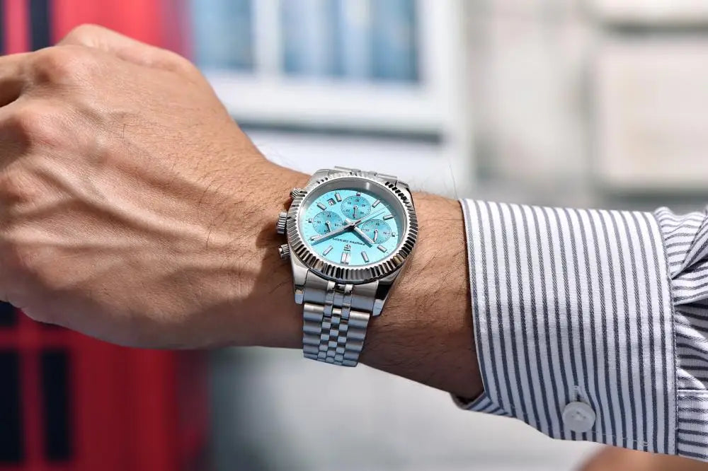 PAGANI DESIGN 2025 New PD1814 quartz watch VD53 thick 12mm stainless steel C3 sapphire watches for man pagani design watches