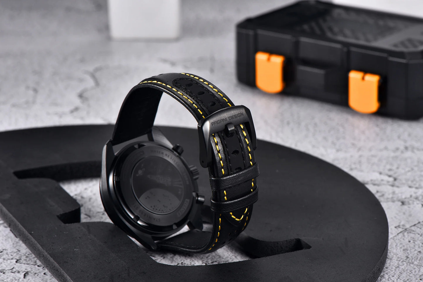 PAGANI DESIGN 2024 New Moon Dark Men's Watches Luxury Quartz Watch Men Skeleton Sport Chronograph AR Sapphire glass Wrist Watch