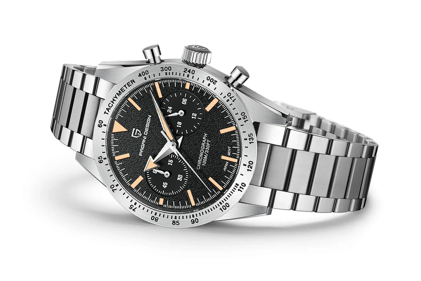 PAGANI DESIGN Men's Watches 2025 Retro Luxury Watch For Men Quartz Chronograph Wristwatch Luminous AR Sapphire Mirror Waterproof