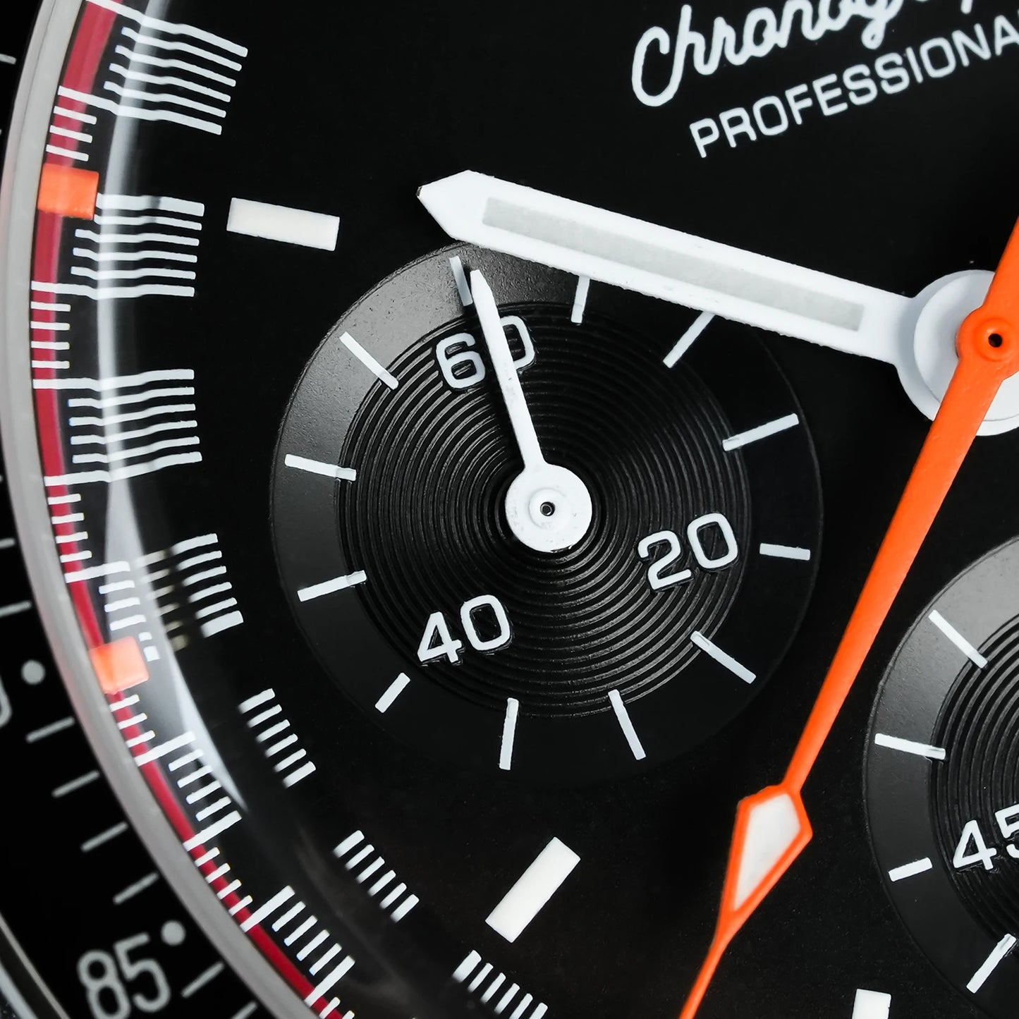 Watchdives WD1863 VK63 Quartz Chronograph Movement Bubble Sapphire Crystal 100m Waterproof Luminous 39mm Vintage Watches