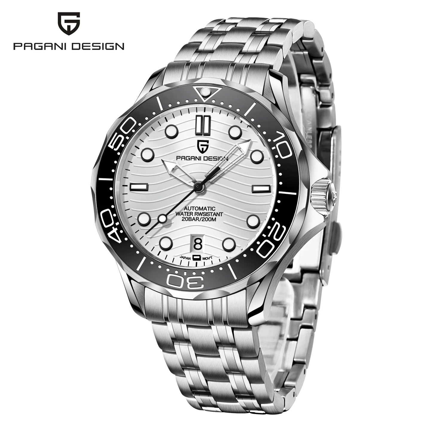 PAGANI DESIGN Men's Watches 2025 New Ceramic Bezel Luxury Automatic Watch For Men Mechanical Wristwatches Sapphire Mirror Clocks