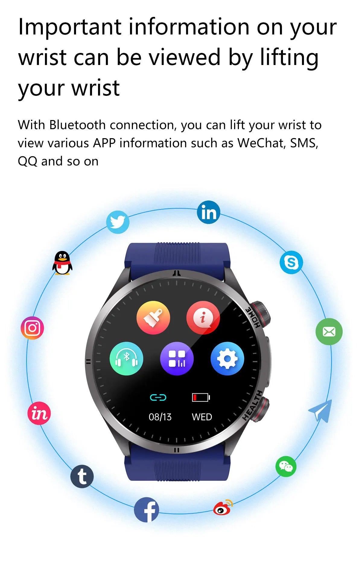 2026 New ECG Air Pump Airbag Accurate Measure Smart Watch Men Micro Physical Examination Blood Pressure Sport SmartWatch Health