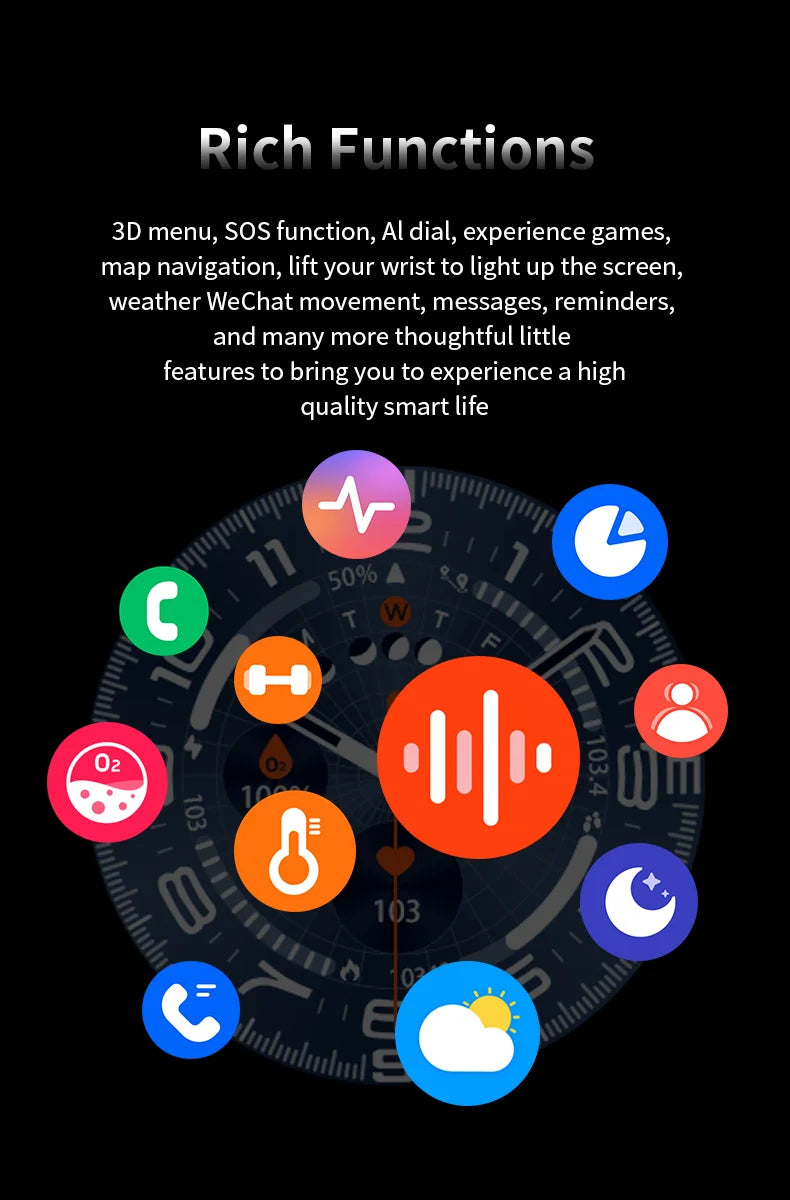 2026 New Watch8 Ultra Smart Watch Classic NFC Health Monitoring  Bluetooth Call 3ATM Waterproof HD Smartwatch For IOS Android