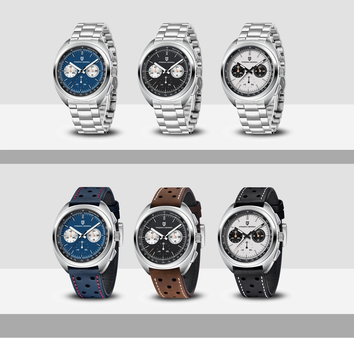 PAGANI DESIGN Men's Watch 2025 New Chronograph Luxury Quartz Watches For Man Gifts BOX Top Sapphire Mirror Sports Wristwatches