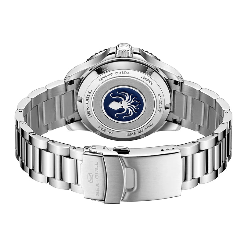 Seagull Automatic Man Watch Ocean Series 200M Waterproof Luminous Sapphire Crystal  Fashion Diving Mechanical Wristwatches 6203