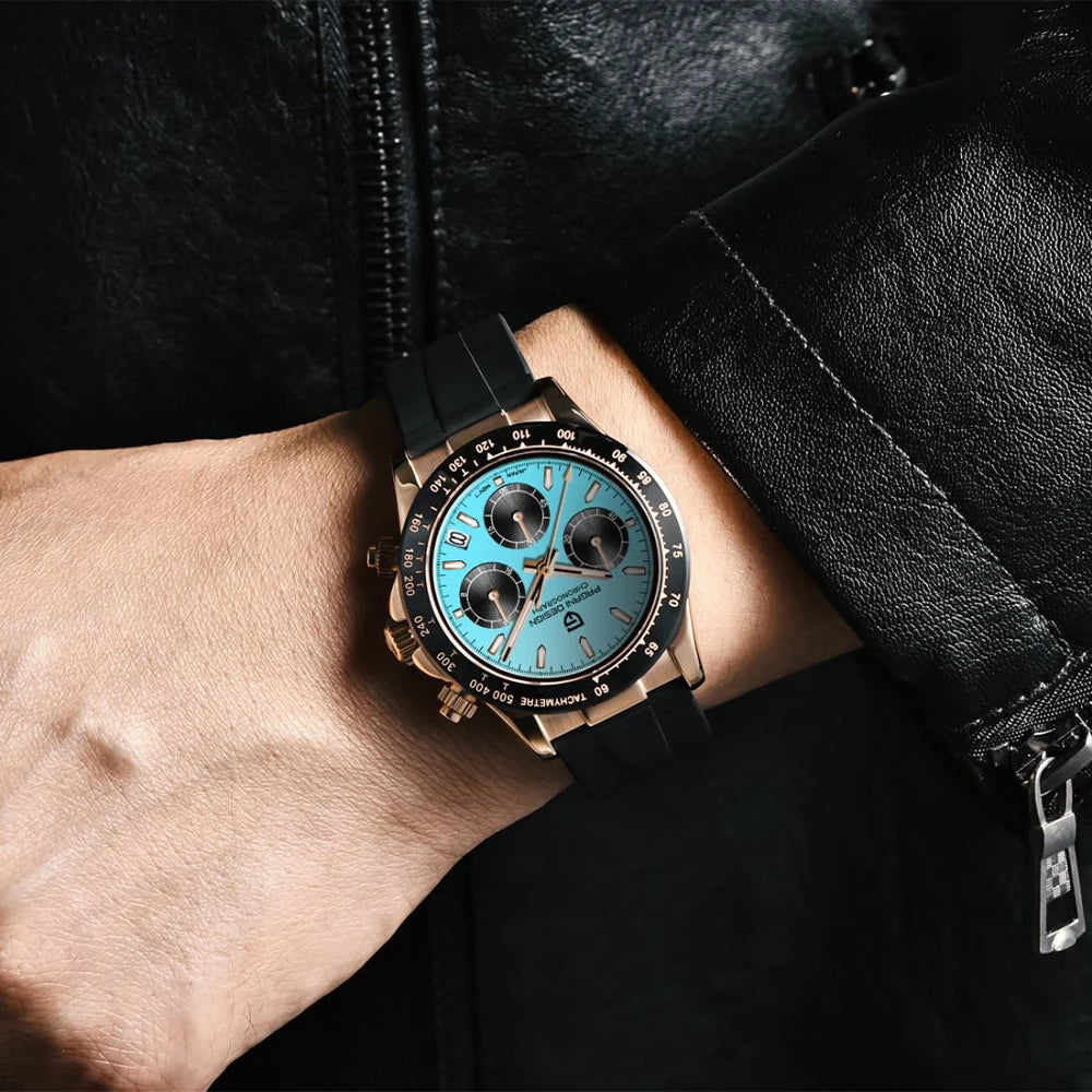 2025 New PAGANI DESIGN 40MM Men's Multifunctional Quartz Watches VK63 Sapphire Glass Chronometer Luxurys Business Watch for Men