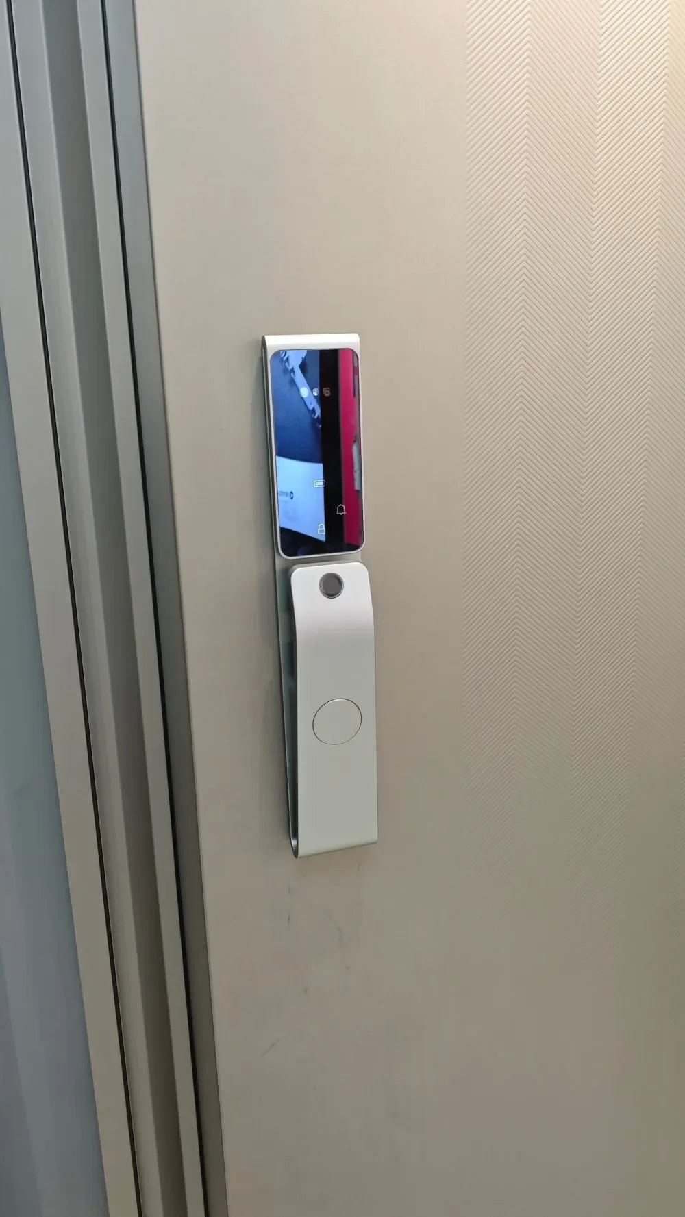 Smart Home Door WiFi NFC Digital Lock with 3D Face Recognition & Palm Vein, Works with Tuya