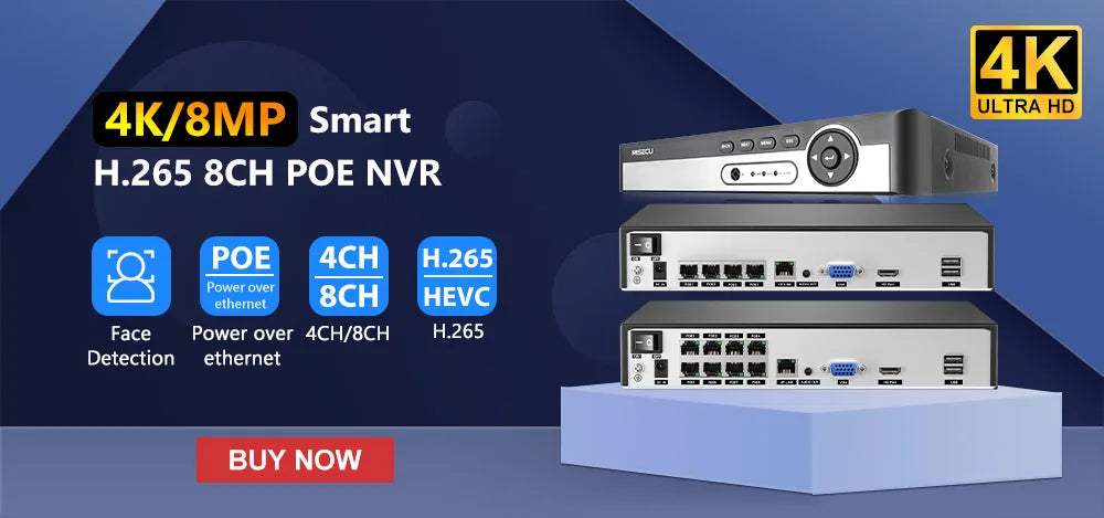 H.265+ Mini CCTV NVR 16CH Full HD 8MP 4K/5M/4M/3M/1080P Video Recorder Motion Detect P2P For IP Camera Security System