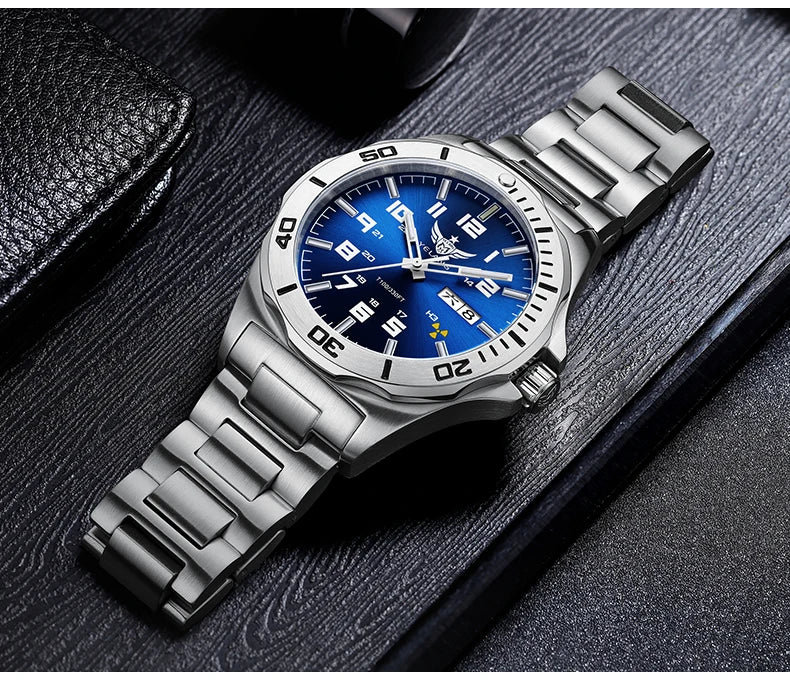 Yelang V1019 Brand 44MM Men Watch NH36 100M PROFESSIONAL WATERPROOF Deep Diving Mechanical Automatic Watch Sapphire Lens Reloj