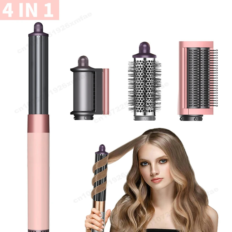 6 in 1 Hair Styler High-Speed Negative Ion Hair Dryer Multi Hair Styler Professional Blow Dryer Brush for Curling Gift for Women