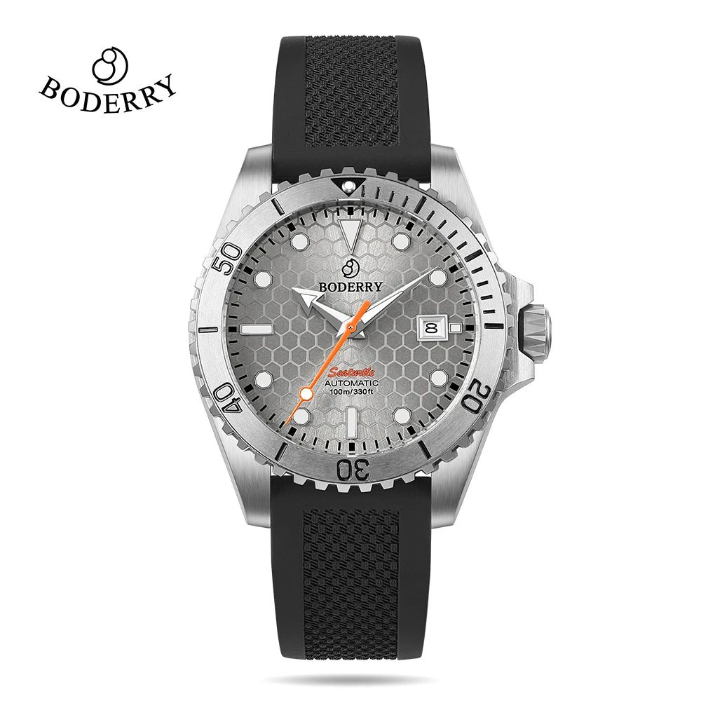 Boderry Seaturtle Titanium Diver Watch Men Luxury Bronze Watches Automatic Mechanical Wristwatch Sport 200M Waterproof Luminous