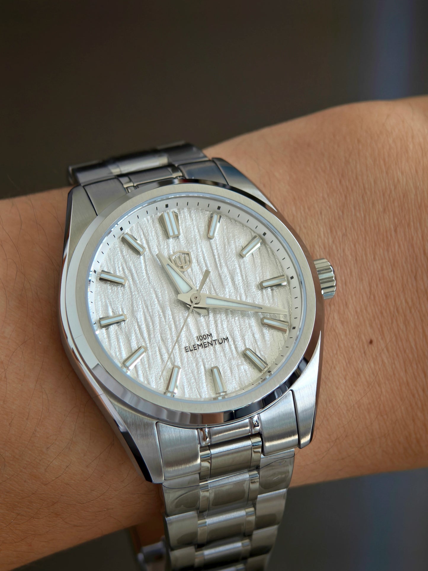 Watchdives WD0003C 38mm Men Watch VH31 Sweep Seconds Quartz Movement Sapphire ice Crack Dial Luminous 10Bar Waterproof Watches