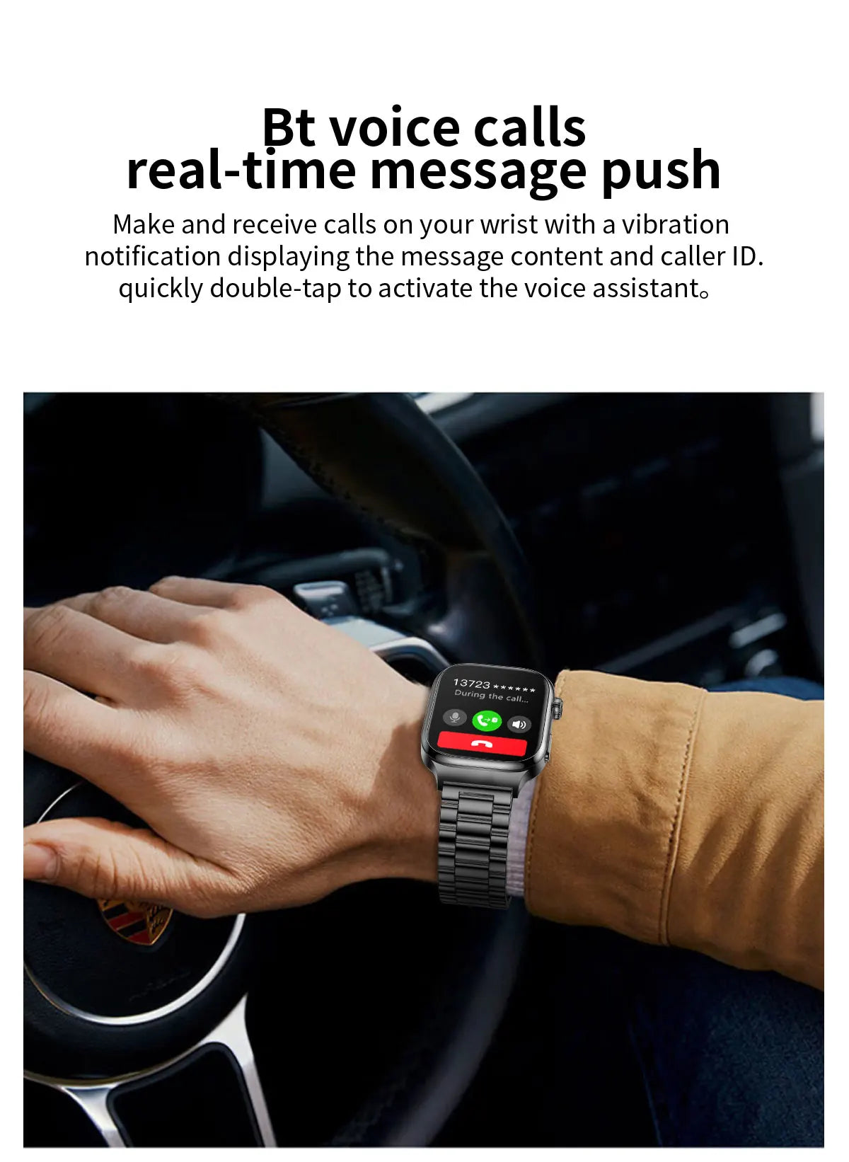 2025 New AI Human Health diagnosis ECG+HRV Smart Watch Blood Pressure Uric acid Blood lipid Bluetooth Call Smartwatch Men Women