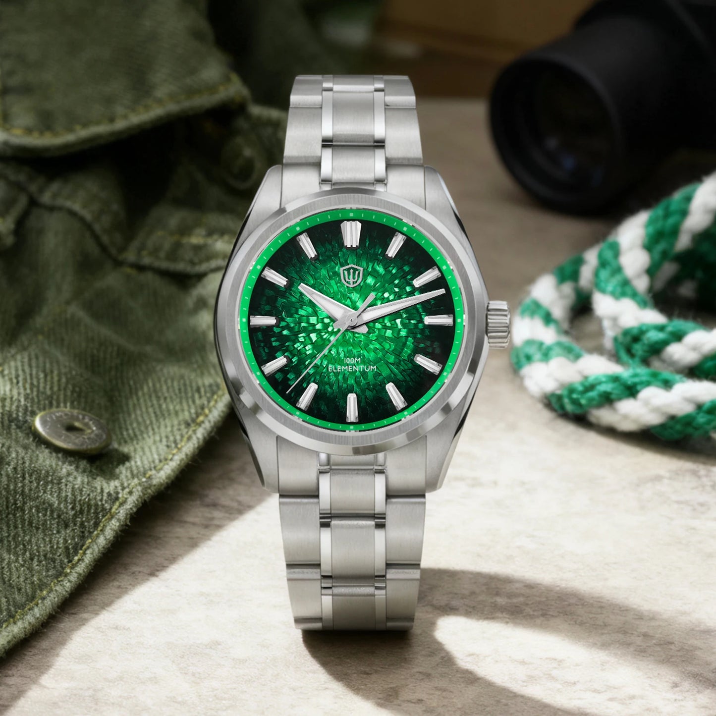 Watchdives WD0003C 38mm Men Watch VH31 Sweep Seconds Quartz Movement Sapphire ice Crack Dial Luminous 10Bar Waterproof Watches