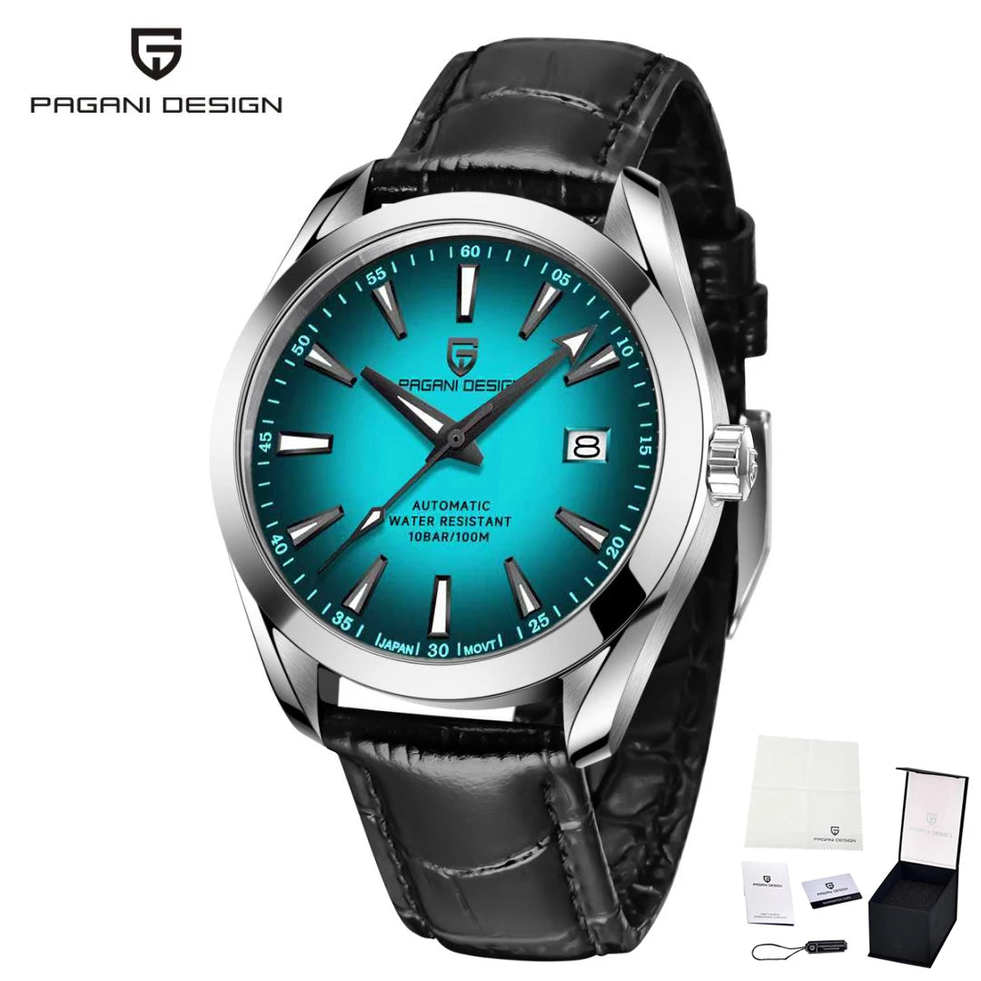 PAGANI DESIGN 2025 40MM Men's Watches Luxury Automatic Watch For Men Mechanical Watch Stainless Steel luminous business Watches