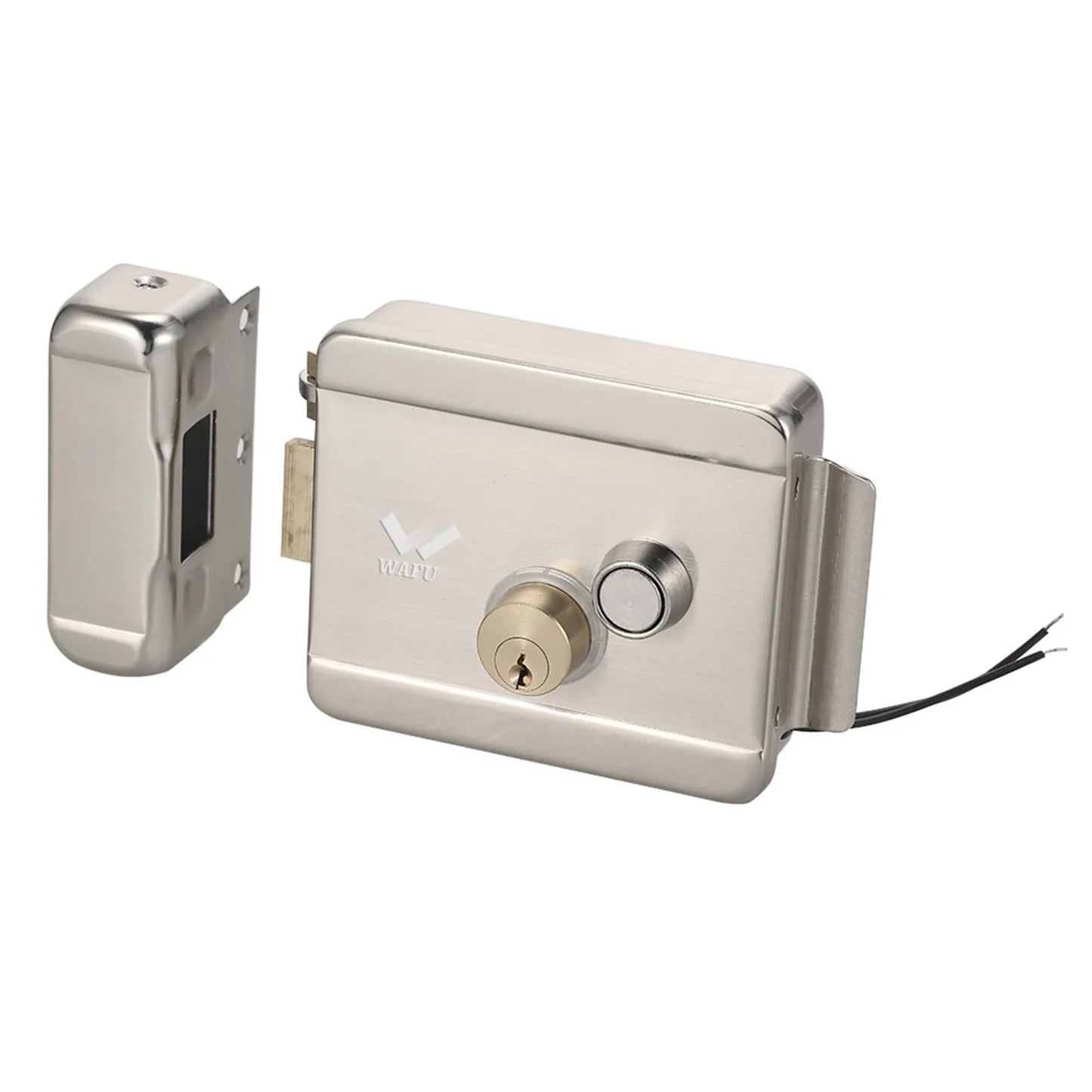 Secure Electric Metallic Lock WAFU Smart Electric Gate Door Lock Electronic Door Lock Door Access Control Tool for Home Office