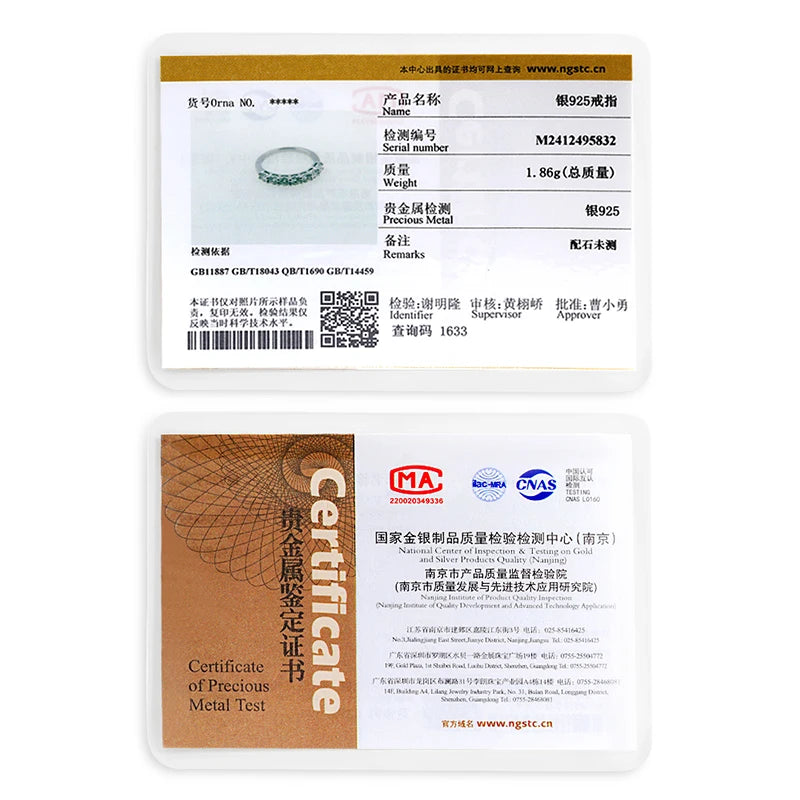 Smyoue 0.7CT 3mm Gemstone Moissanite Rings for Women S925 Silver Matching Wedding Diamonds Band Stackable Ring White Gold Gift