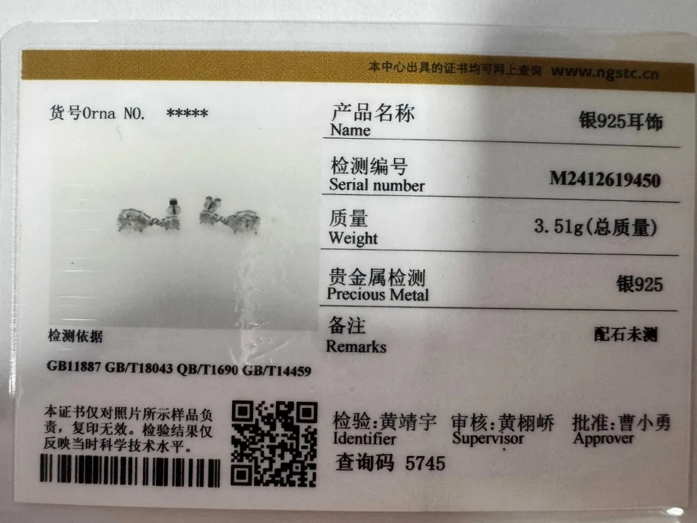 Certified Pear/Round Cut Moissanite Diamond Drop Earrings for Women 100% 925 Sterling Silver Waterdrop Shape Stud Earring