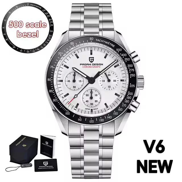 PAGANI DESIGN Men's Watches Top brand Luxury Men Quartz Wrist Watch Automatic Date Speed Great Master Chronograph Reloj Hombre