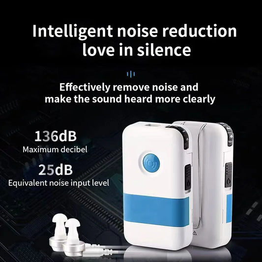 Elderly Portable Headphone Intelligent Noise Reduction Easy To Operate Clear Noise Enjoy Listening For Old People