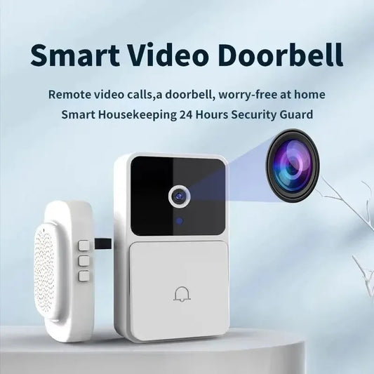 WIFI Video Doorbell Camera Smart Home Security Wireless Night Vision HD Door Bell Two Way Intercom Voice Change For Home