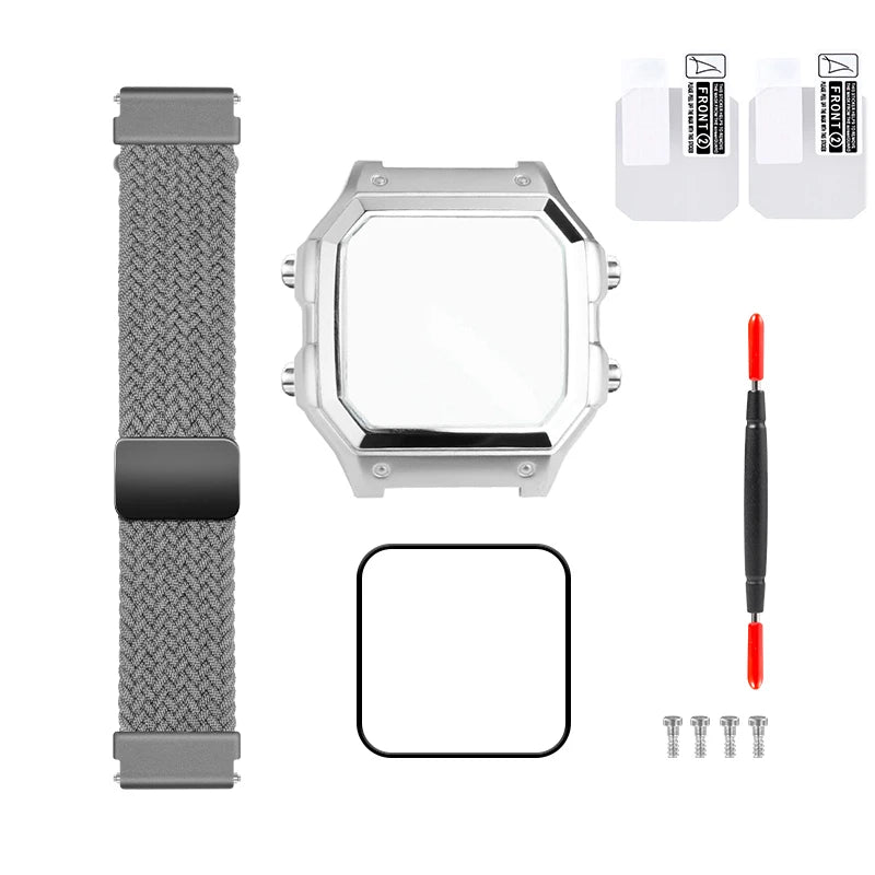 Casio AE1200 case mod kit modification all metal case 3299 AE-1200 bezel glass waterproof ring kit 304 stainless steel part