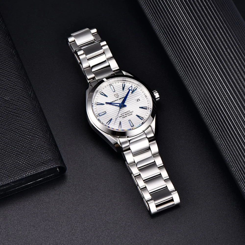 PAGANI DESIGN 2025 40MM Men's Watches Luxury Automatic Watch For Men Mechanical Watch Stainless Steel luminous business Watches