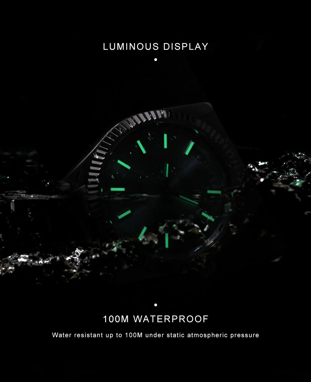 CADISEN DD40 Men Watches Luxury Automatic Watch Men AR Sapphire Glass Mechanical Wristwatch Men 10Bar MIYOTA 8285 Movt 2023 New