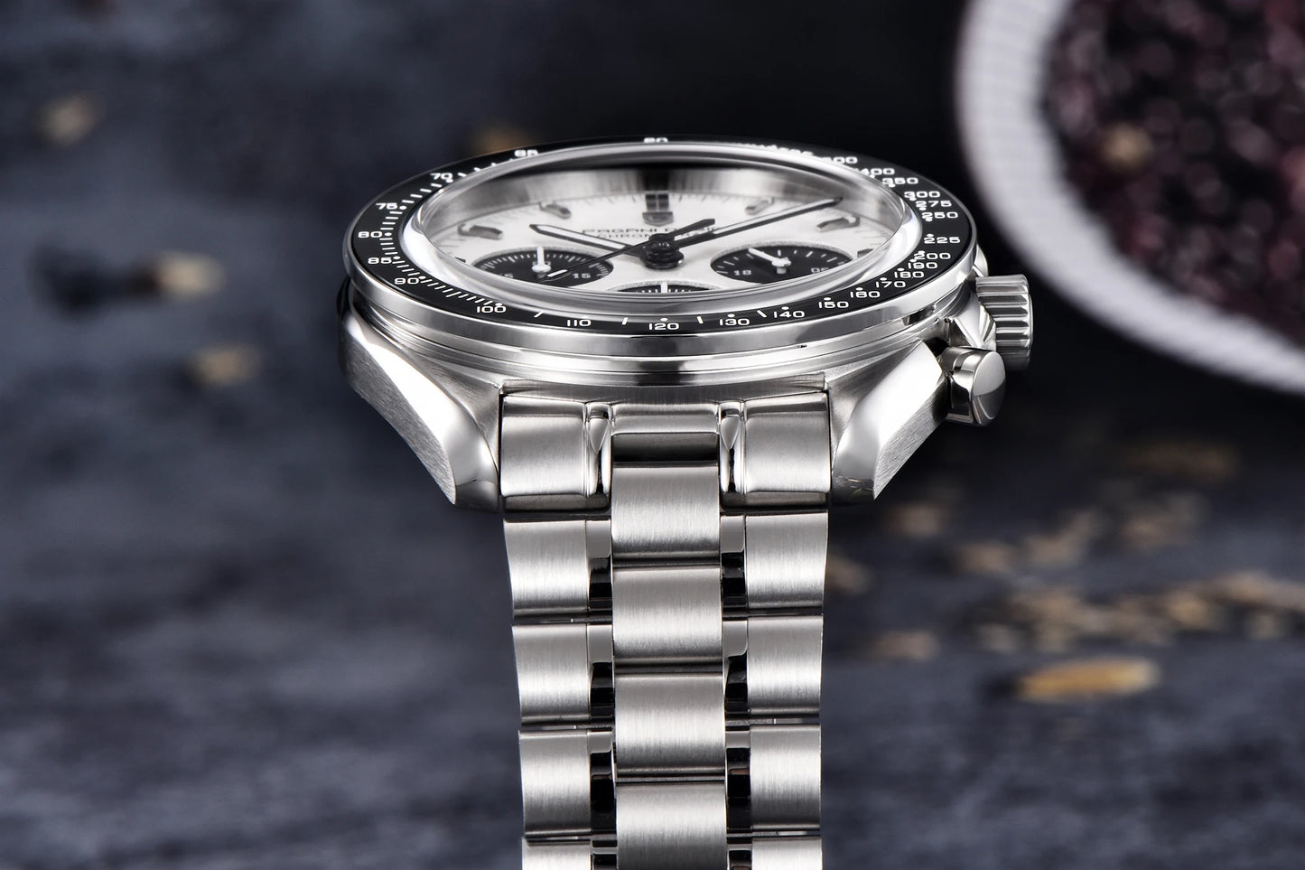 PAGANI DESIGN PD1701 Gold Luxury Men's Watches Quartz Wristwatches Chronograph VK63 Watch For Men AR Sapphire Mirror Clock Gifts