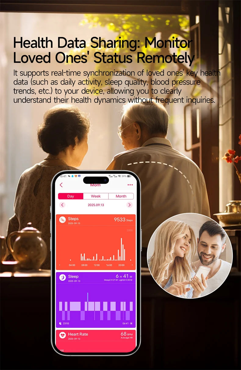 2026New Health Sport ECG AI Diagnosis Smart Watches Men Heart Rate Blood Pressure IP68 Waterproof Smartwatches For Men women