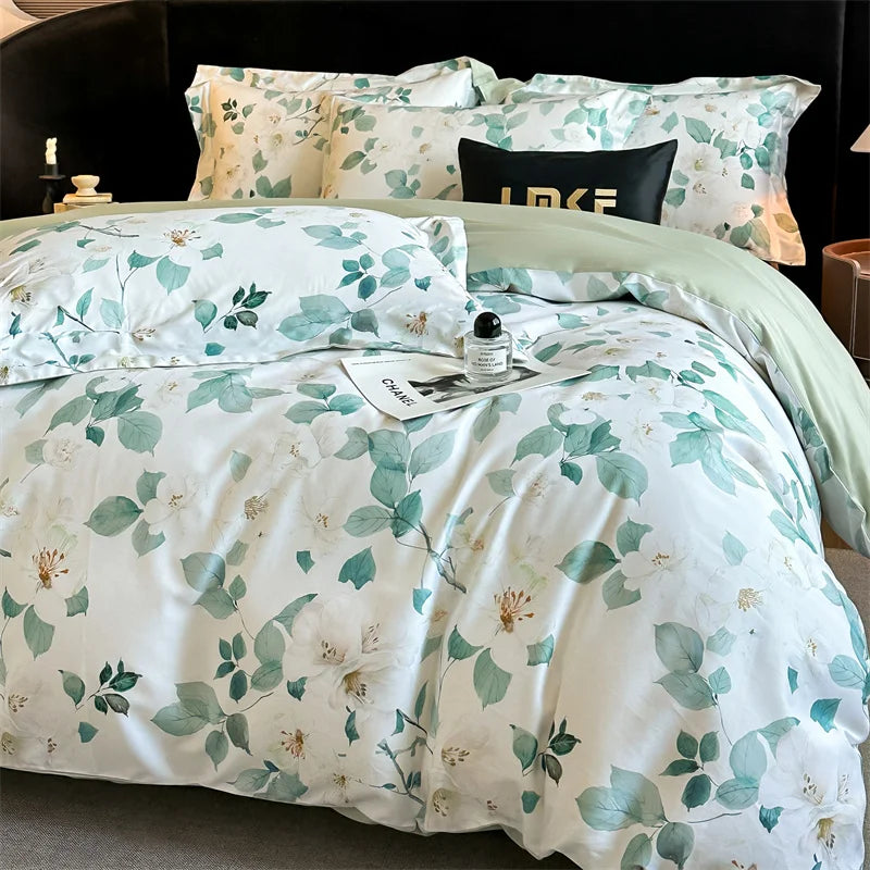 Svetanya Cotton Underwear Bedding Sets Linens Queen King Ru Size Print Sheet Pillowcase Blanket Cover Set