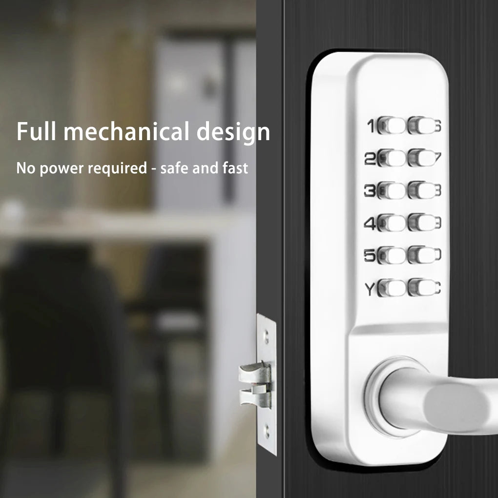Keyless Mechanical Digital Door Lock Code Password Zinc Alloy For
