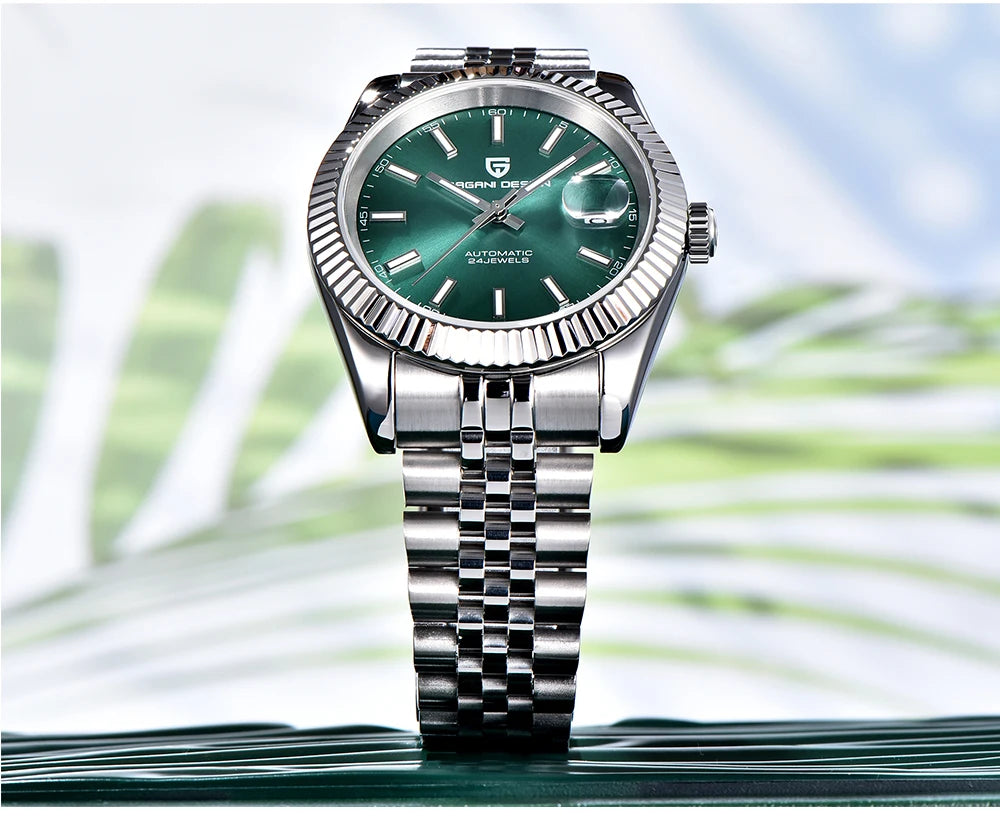 PAGANI DESIGN Top Brand New Automatic Mechanical Watch 316L Stainless Steel 100M WaterproofBusiness Style Luxury watches for man
