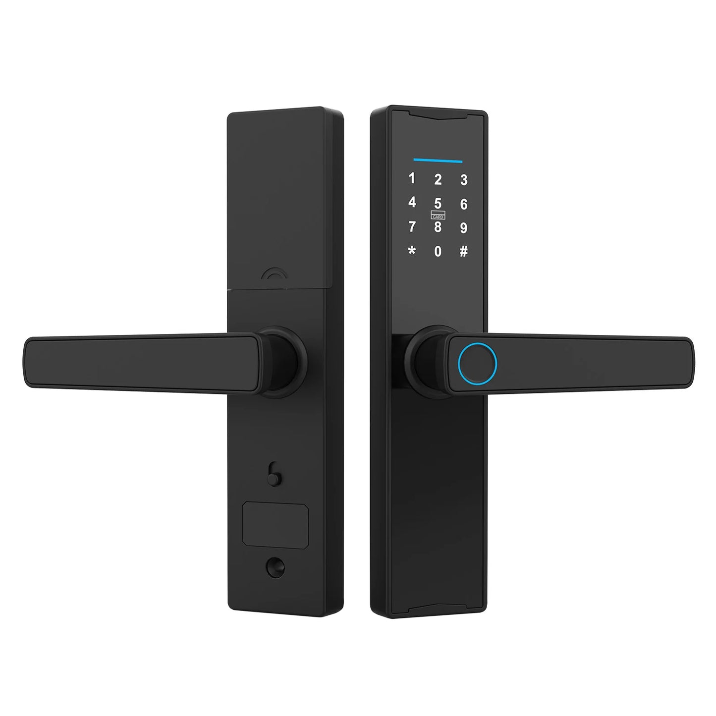 WiFi Smart Lock Keyless Entry Door Lock TY APP/Fingerprint/Password/Card/Mechanical Key 5 Unlocking Methods Touchscreen for home