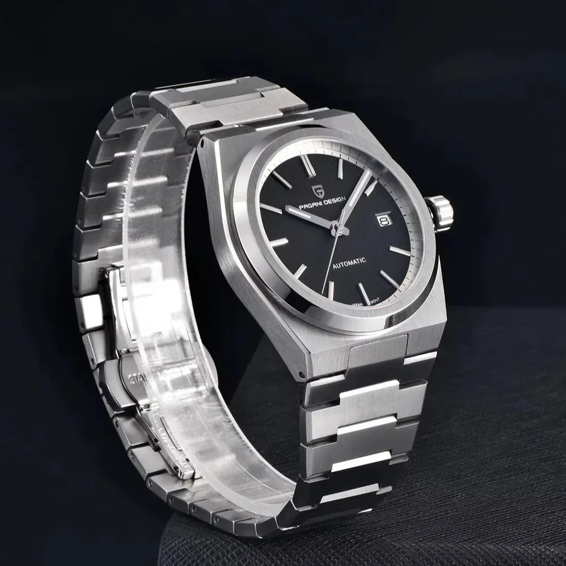 Pagani Design 2024 New 40MM Men's Automatic Mechanical Watch Nh35 Luminous C3 Sapphire Stainless Steel Waterproof 10Bar Reloj Ho